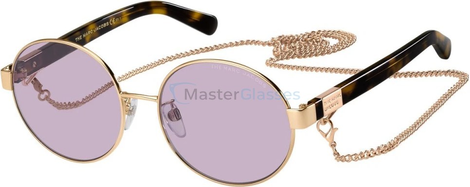   MARC JACOBS MARC 497/G/S DDB, : GOLD COPP, VIOLET