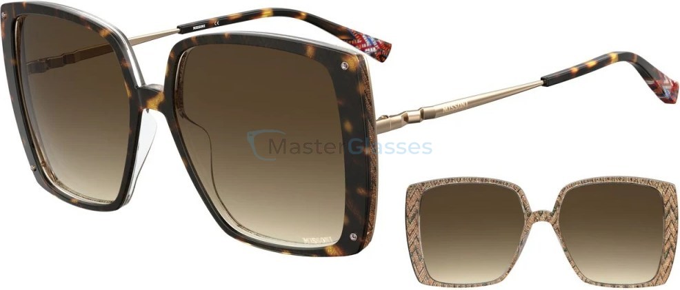   MISSONI MIS 0002/S RNL, : HVNPTTMUL, BROWN SF