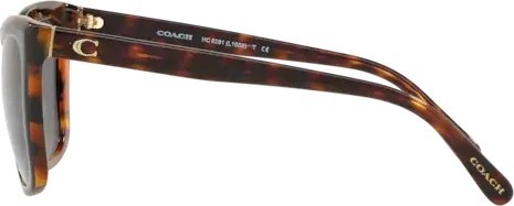   Coach L1059 HC8261 544687 Black Tortoise Laminate