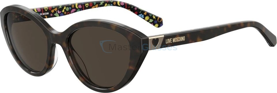   MOSCHINO LOVE MOL033/S 086,  BROWN