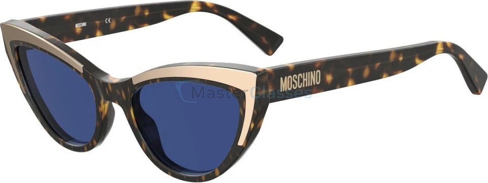   MOSCHINO MOS094/S 086,  BLUE AVIO