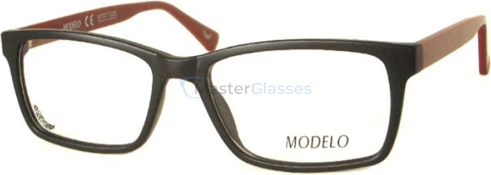  MODELO 5052,  BLACK/RED, CLEAR