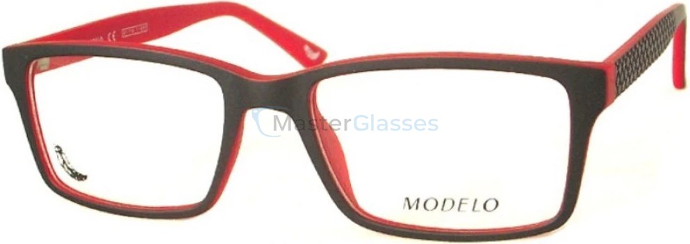 MODELO 5053,  BLACK/RED, CLEAR