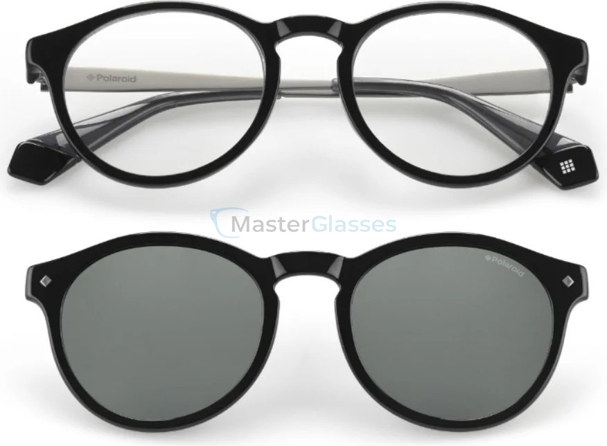 Оправа с солнцезащитным клипоном Polaroid PLD 6081/G/CS 08A