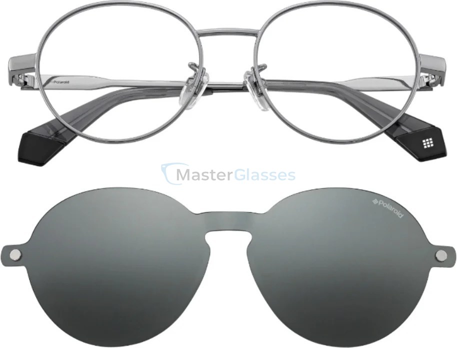 Оправа с солнцезащитным клипоном Polaroid PLD 6082/G/CS KB7