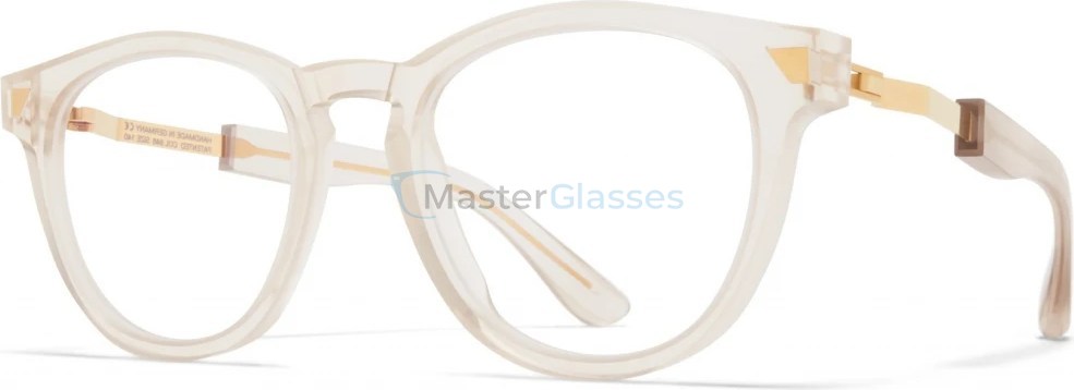  MYKITA MMRAW011 846,  RAW CHAMPAGNE/GLOSSY GOLD, CLEAR