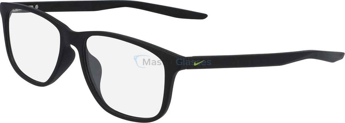 NIKE 5019 3,  MATTE SOLID BLACK, CLEAR