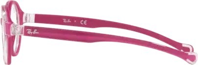  Ray-Ban RY9075V 3878 Transparent On Rubber Fuchsia