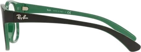  Ray-Ban RX7191 8142 Matte Black On Green