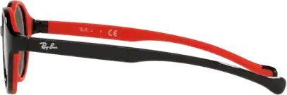   Ray-Ban RJ9075S 710071 Black On Rubber Red