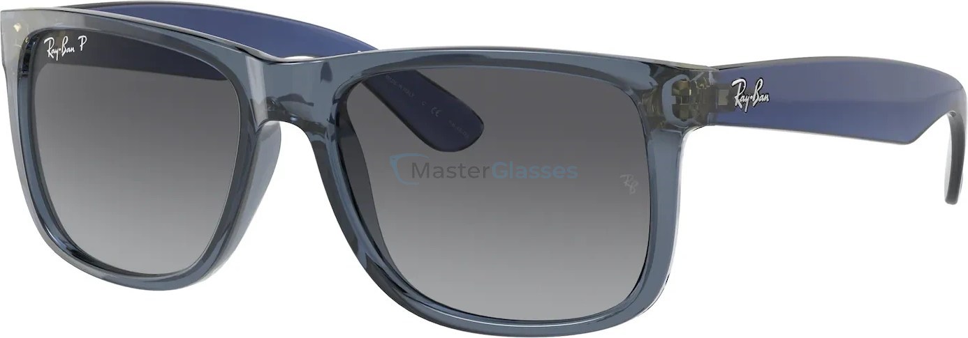   Ray-Ban Justin RB4165 6596T3 Transparent Blue