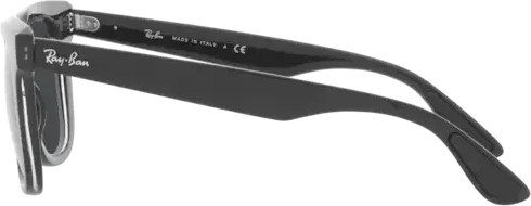   Ray-Ban RB4368 654587 Black Transparent Black