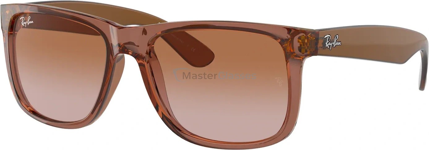   Ray-Ban Justin RB4165 659413 Transparent Light Brown