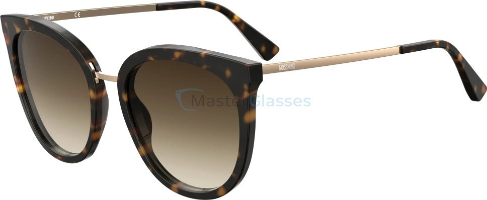   MOSCHINO MOS083/S 086,  HVN, BROWN SF