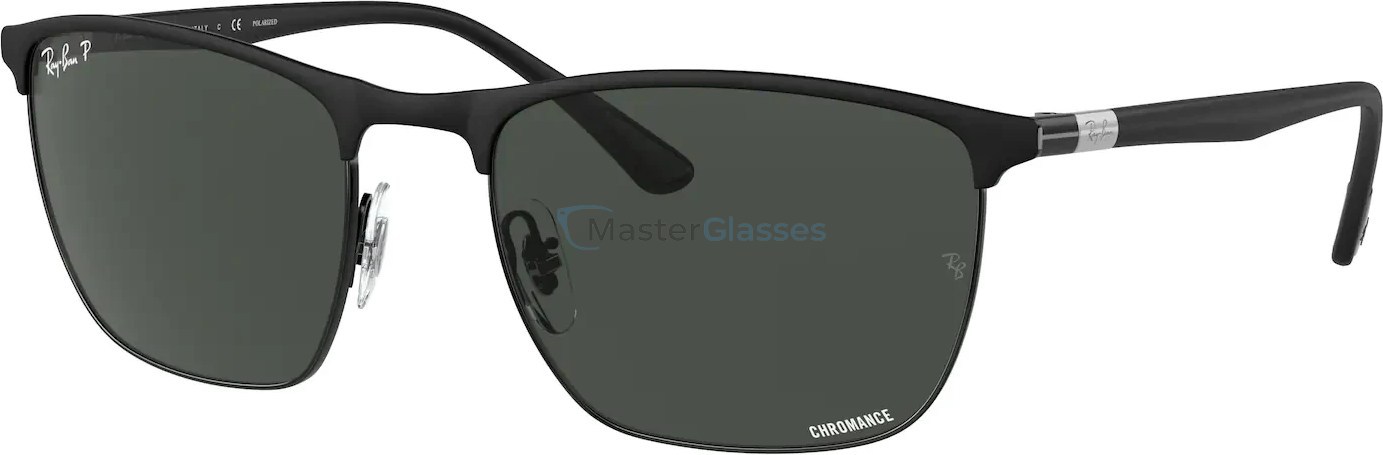   Ray-Ban RB3686 186/K8 Matte Black On Black