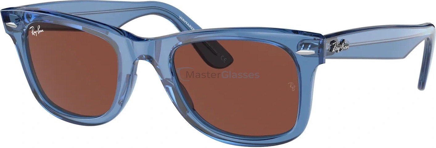   Ray-Ban Wayfarer RB2140 6587C5 Transparent Blue