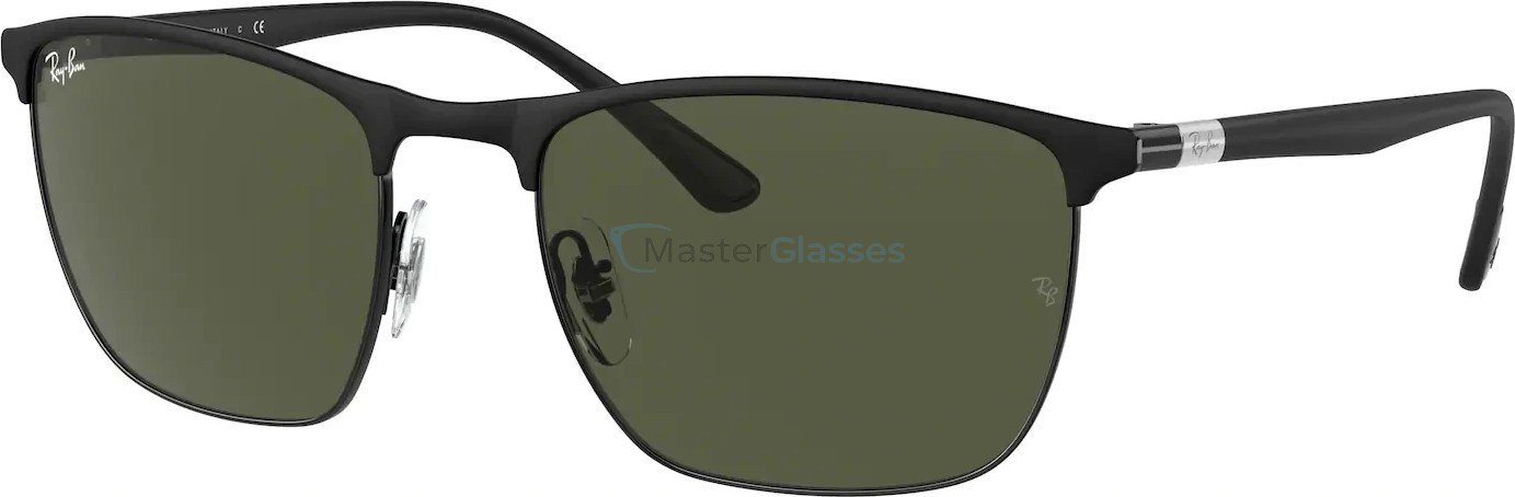   Ray-Ban RB3686 186/31 Matte Black On Black