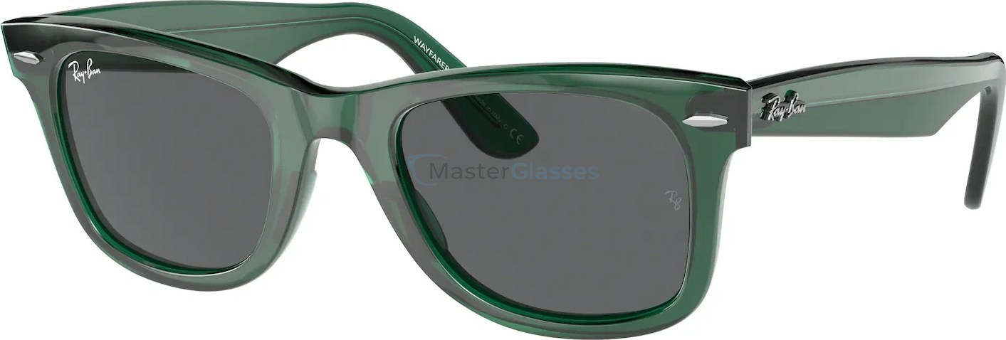   Ray-Ban Wayfarer RB2140 6615B1 Transparent Green