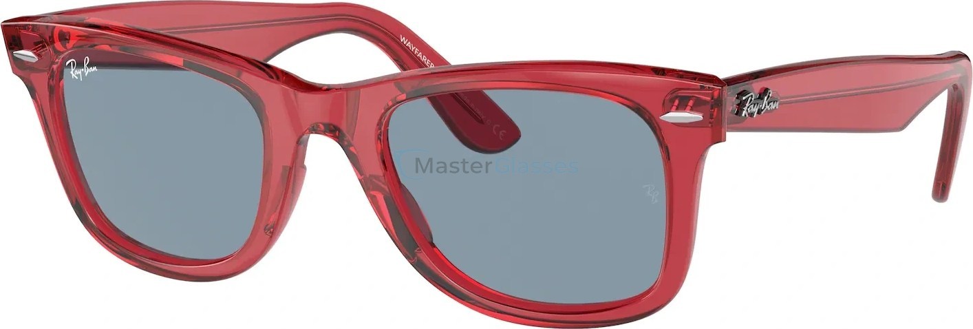   Ray-Ban Wayfarer RB2140 661456 Transparent Red