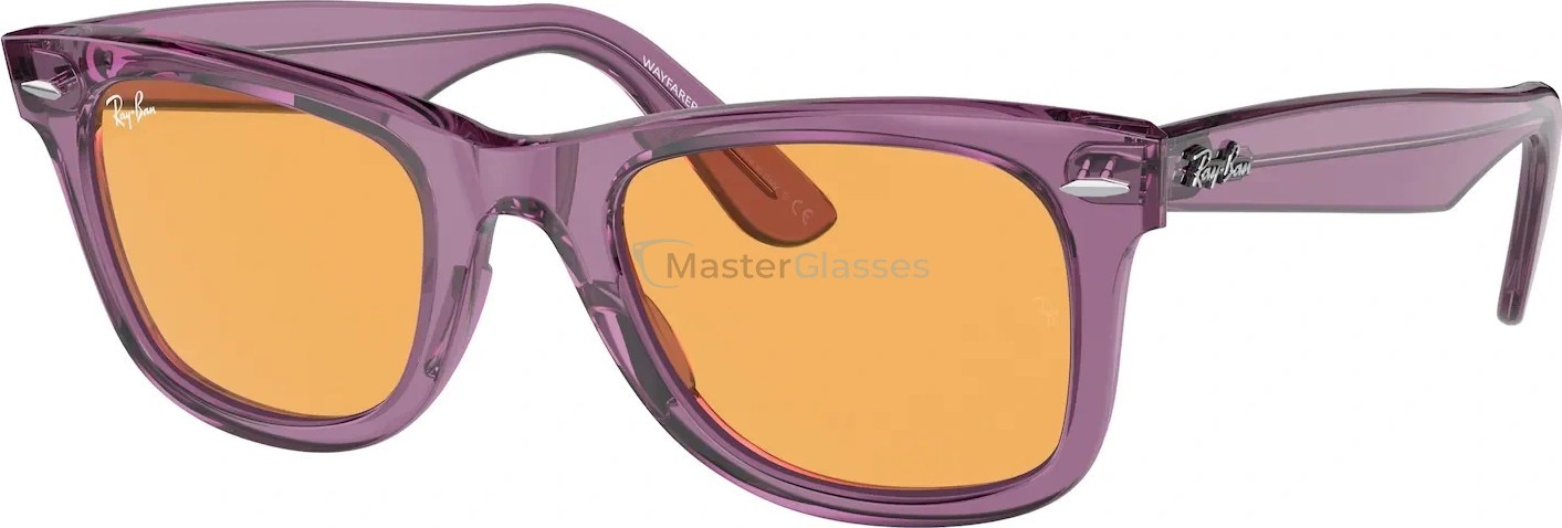   Ray-Ban Wayfarer RB2140 661313 Transparent Violet