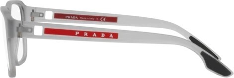  Prada Linea Rossa PS 04NV 14C1O1 Grey Transparent Rubber