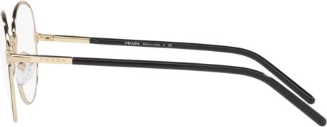  Prada PR 55WV AAV1O1 Pale Gold/black