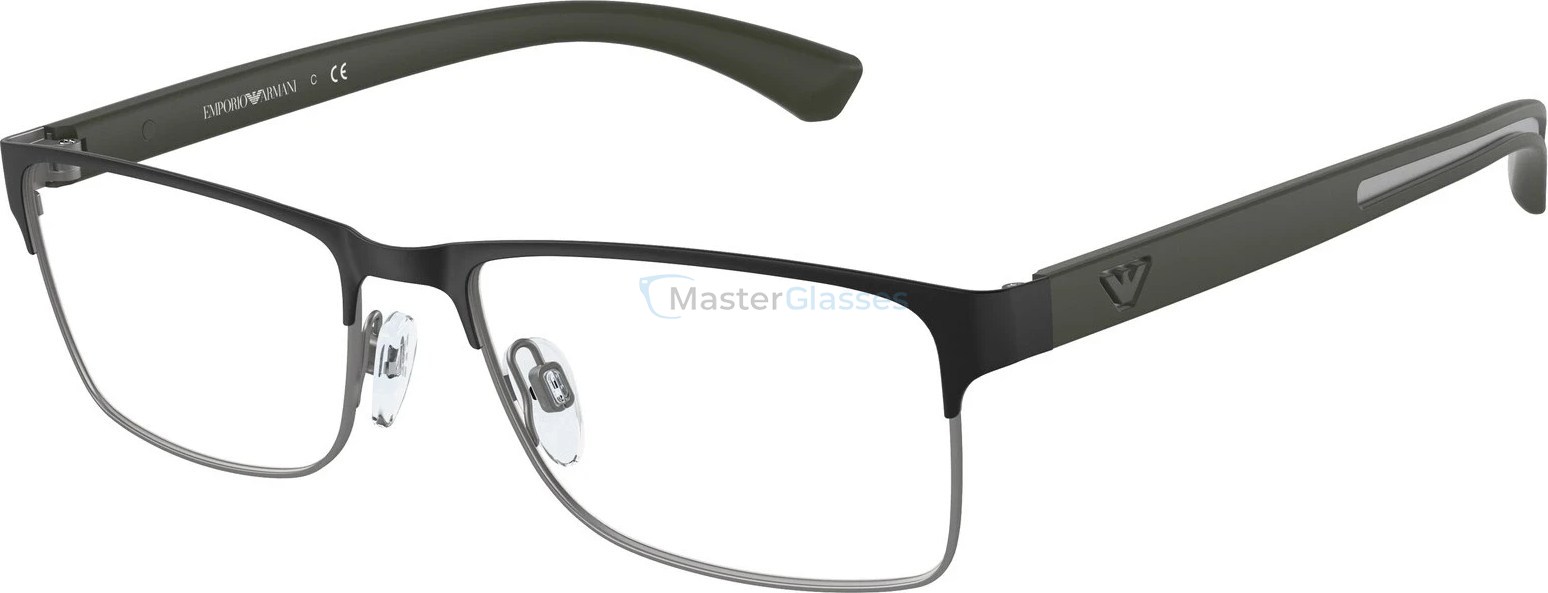  Emporio Armani EA1052 3070 Rubber Black/matte Gunmetal