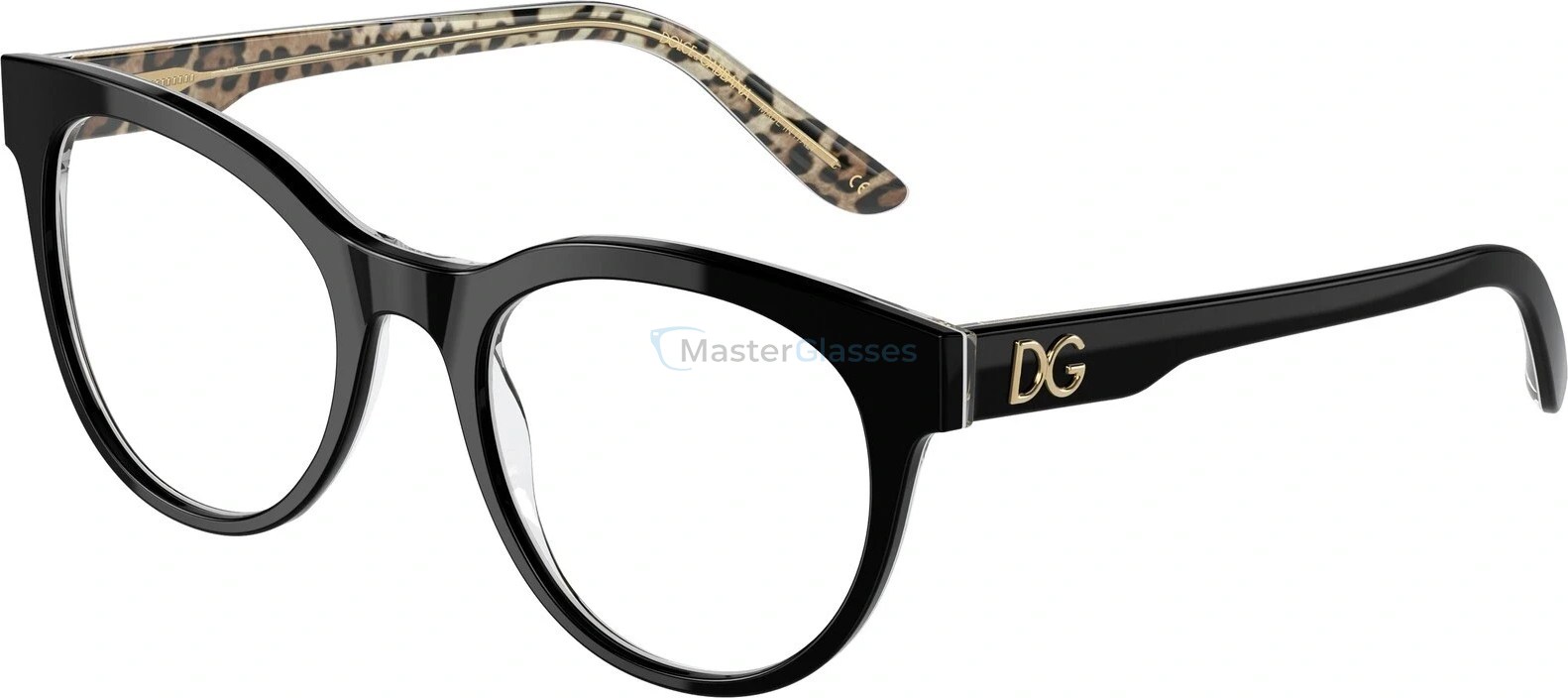  Dolce & Gabbana DG3334 3299 Top Black On Leo Brown