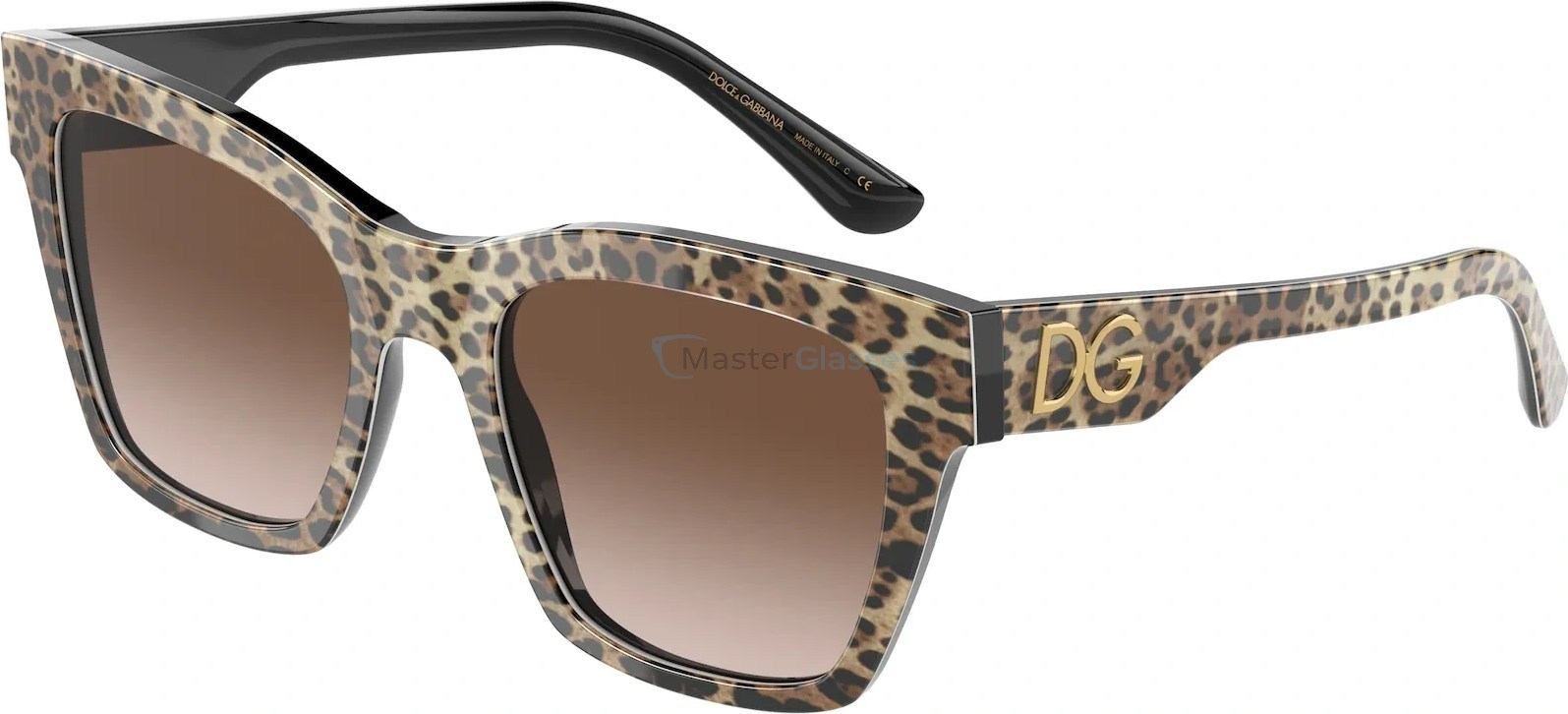   Dolce & Gabbana DG4384 316313 Leo Brown On Black