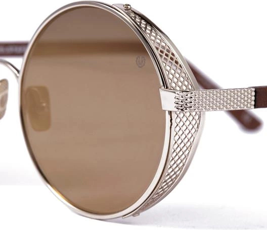 Belstaff Trophy 03_gold_titanium/red_leather/solid_brown_rose_gold_mirror 53/19