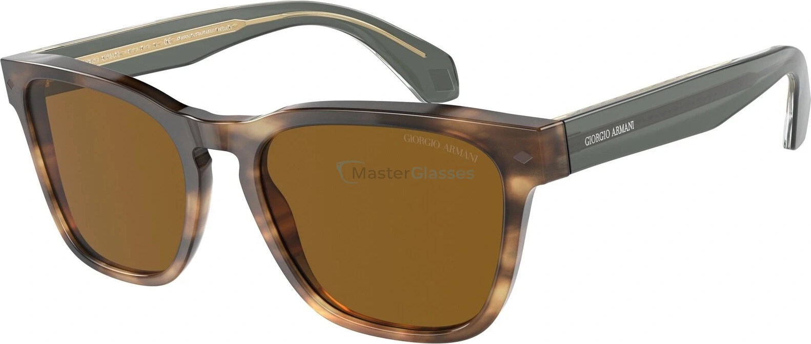   Giorgio Armani AR8155 594233 Opal Striped Brown