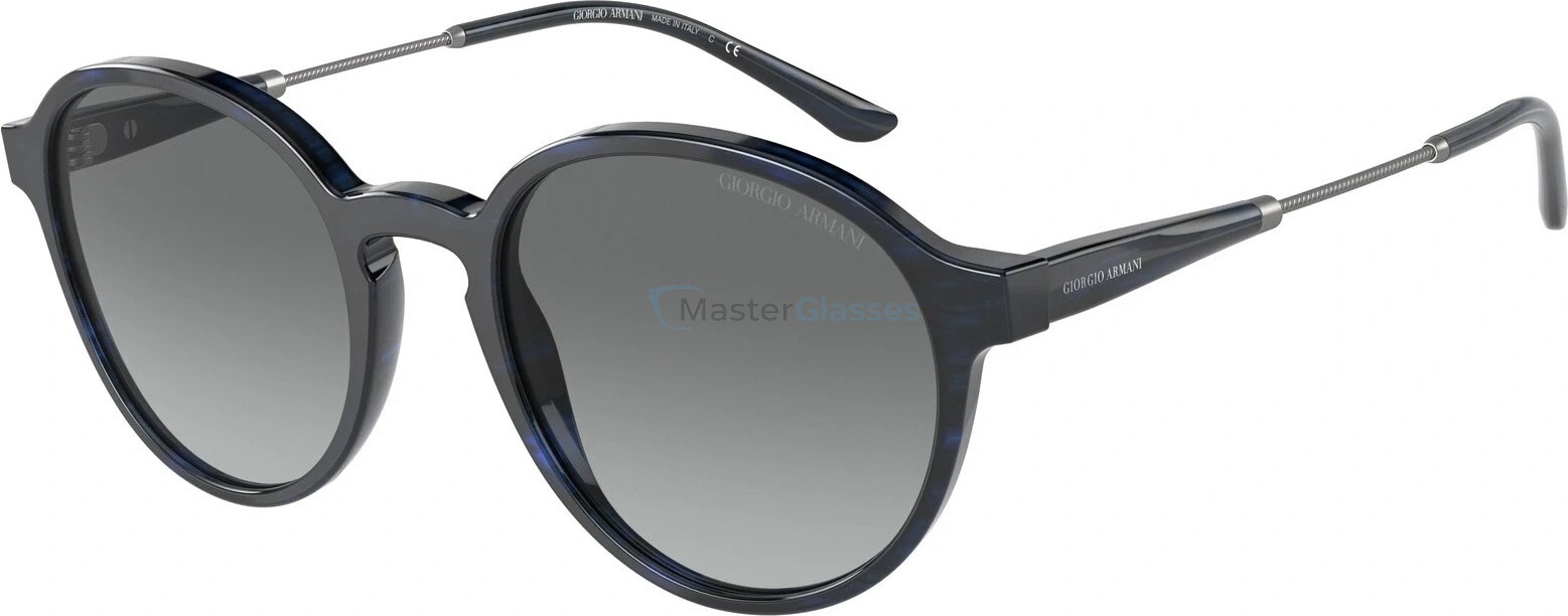   Giorgio Armani AR8160 592311 Striped Blue