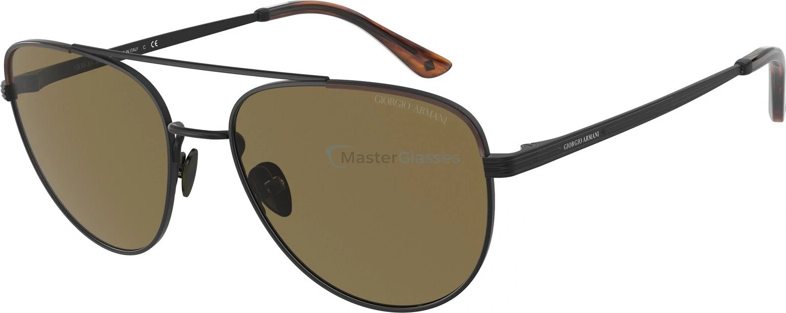   Giorgio Armani AR6134J 300173 Matte Black/striped Honey