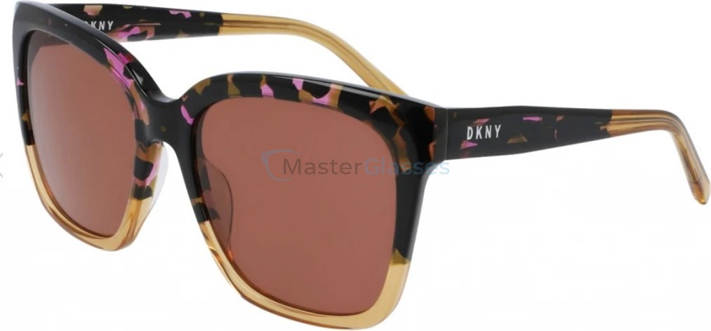  DKNY DK534S 730,  CRYSTAL AMBER/PLUM/BK TORTOISE, BROWN