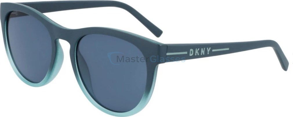   DKNY DK536S 370,  MATTE TEAL/LT BLUE GRADIENT, BLUE