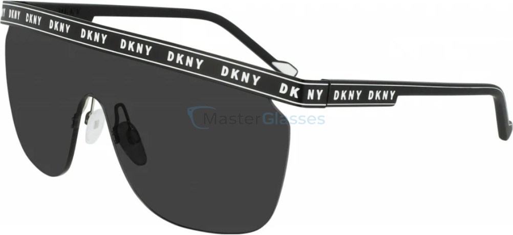   DKNY DK538S 005,  MATTE BLACK/WHITE, BLACK