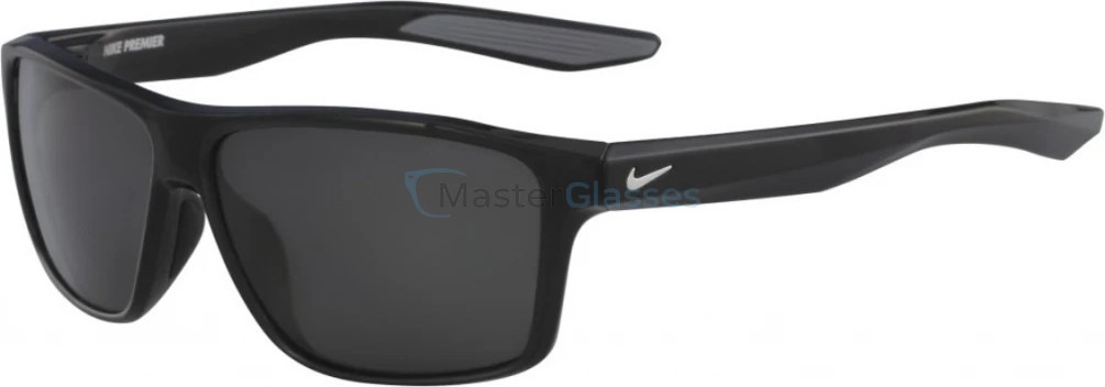   NIKE PREMIER P EV1073 001,  BLK/SIL/GREY POLARIZED LENS, BLACK