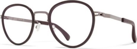  MYKITA PALM 366,  MH25-EBONYBROWN/SHINY GRAPHITE, CLEAR