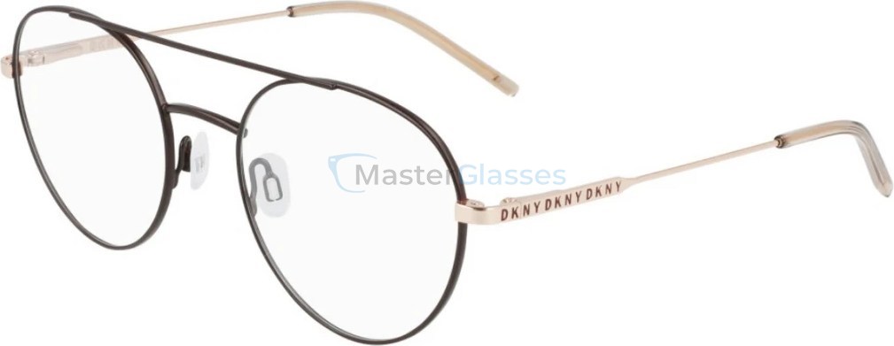  DKNY DK1025 210,  BROWN / ROSE GOLD, CLEAR
