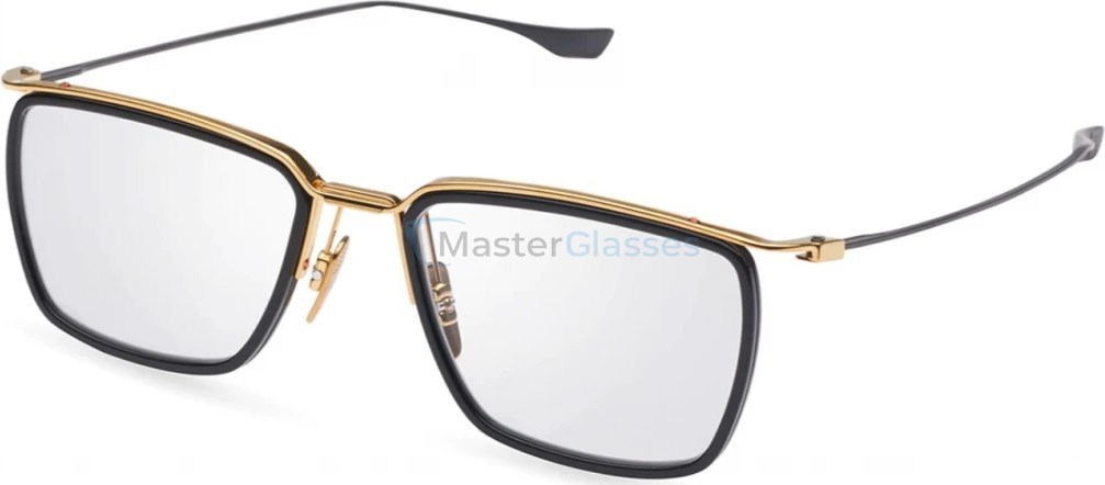  DITA SCHEMA-ONE,  YELLOW GOLD - BLACK - BLACK IRON, CLEAR