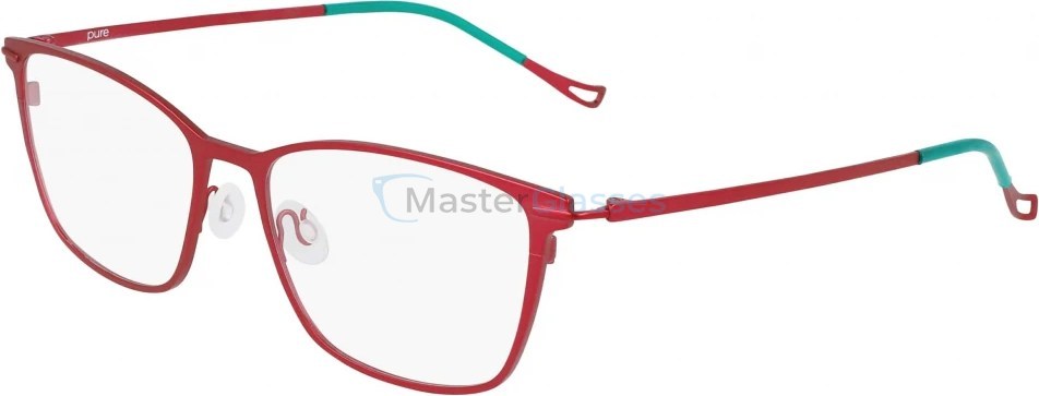  PURE P-5009 601,  MATTE RED, CLEAR