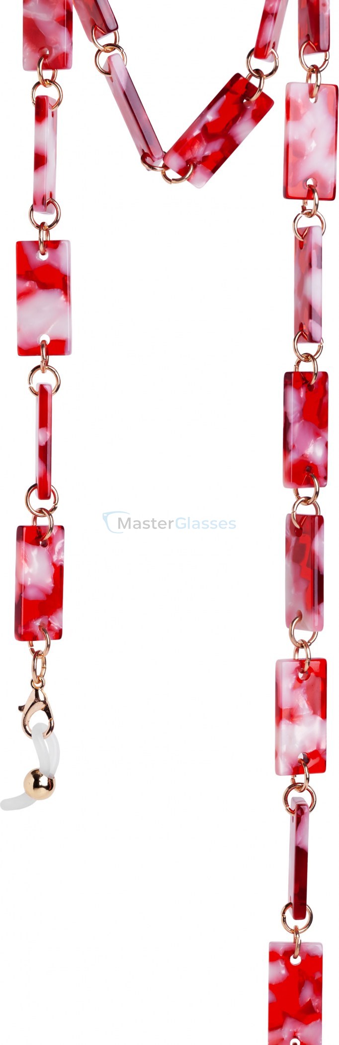    Glasses Chain GC43319 Red Pearl