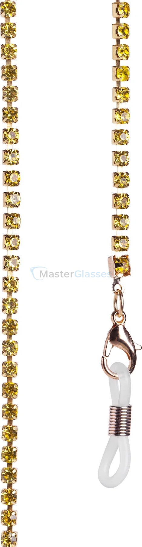    Glasses Chain GC20363 Yellow Crystal