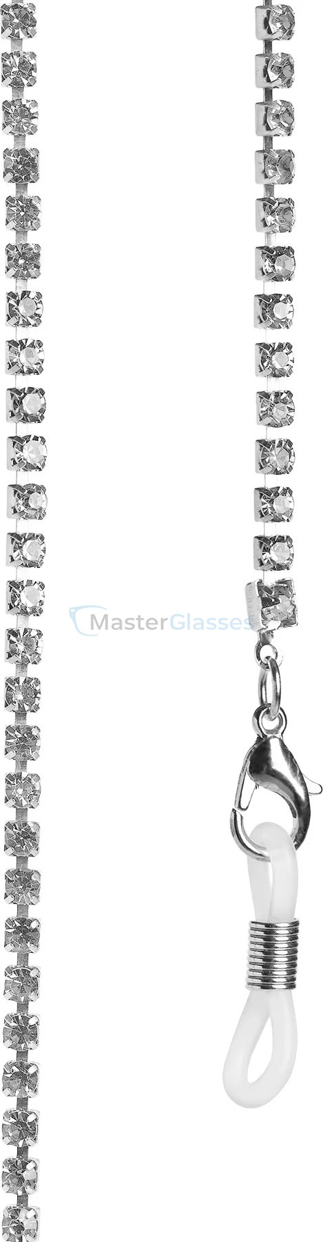    Glasses Chain GC20364 Silver Crystal