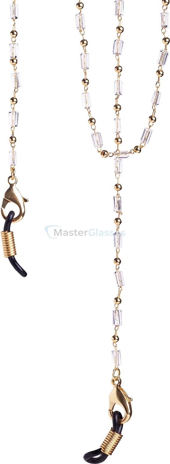    Glasses Chain GC42357 rystal Gold