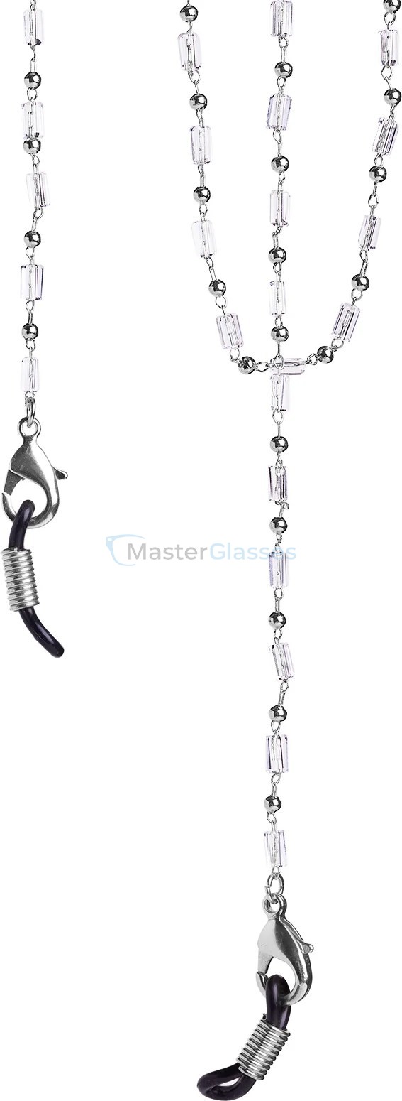    Glasses Chain GC42356 rystal Silver