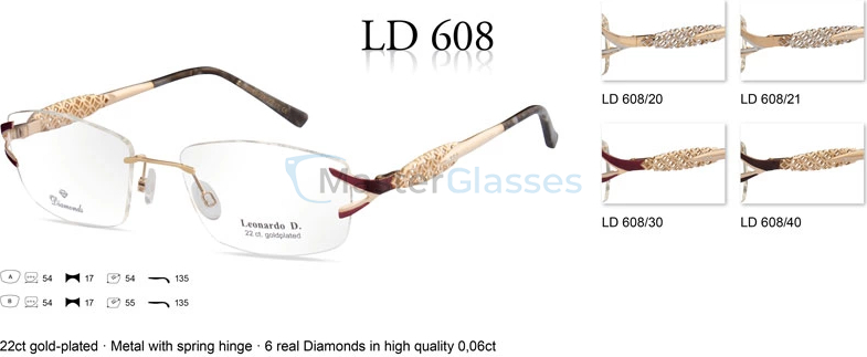 Оправа Leonardo D.608 40-B 0/0