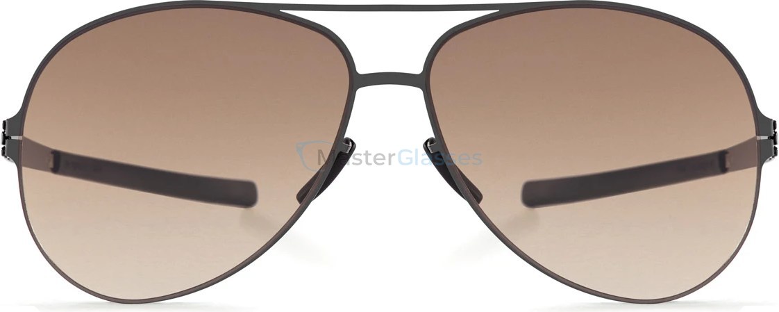   Ic! Berlin Raf S. Gun-Metal Black Black to Grey Polarized Flex