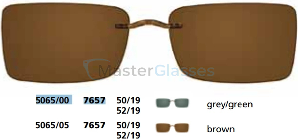 Клипон солнцезащитный Silhouette_Clip 5065 7657 50/19