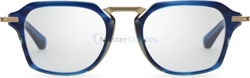  DITA AEGEUS,  BLUE SWIRL - GOLD - BLACK PALLADIUM, CLEAR